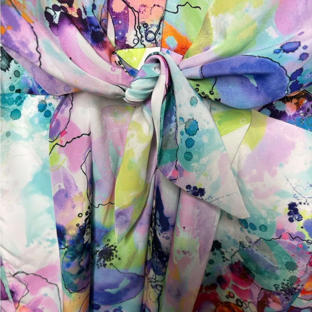 NWT Amanda U. Floral Multicolor Jumpsuit Small - Picture 5 of 11